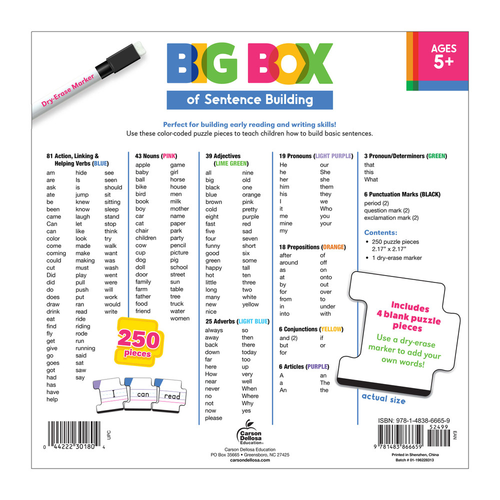 Big Box of Sentence Building Puzzle