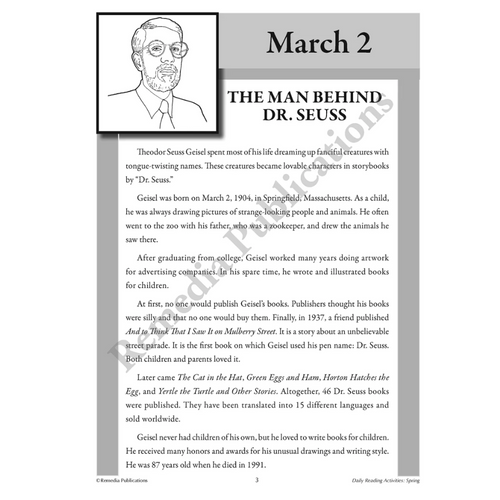 Daily Reading Activities (3-Book set)