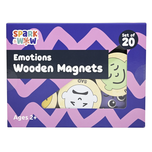 Emotions Wooden Magnets