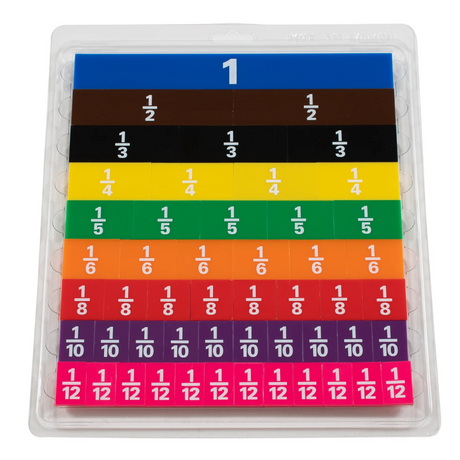 Fraction Tiles with Tray Set