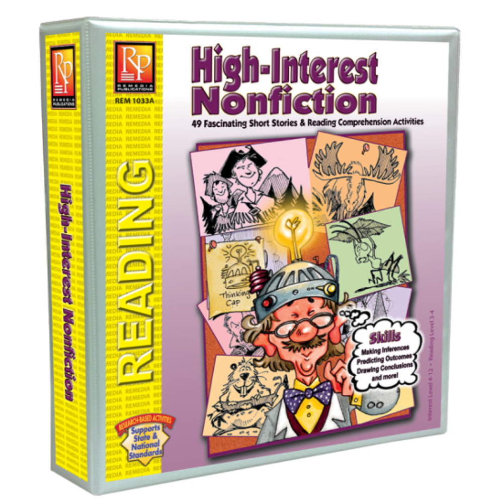 High-Interest Nonfiction Reading Binder