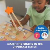 ABCs & Letter Sounds Wooden Puzzle