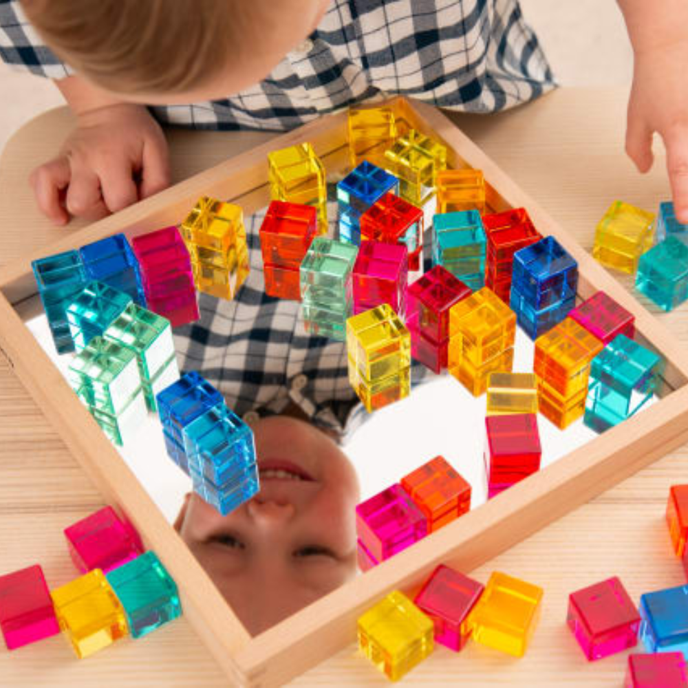 Gem Cube Mirror Tray