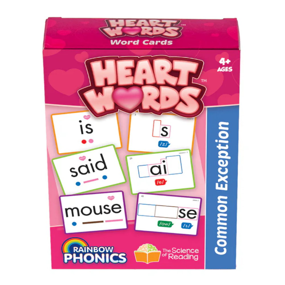 Heart Words Flashcards