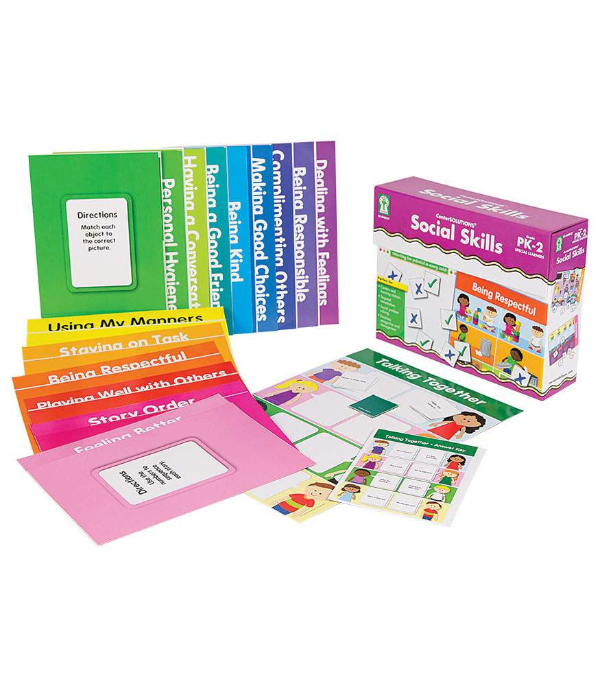 Social Skills File Folder Game