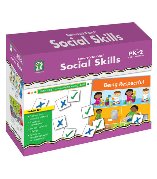 Social Skills File Folder Games