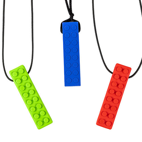 Brick Stick Textured Chew Necklace