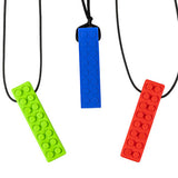 Brick Stick Textured Chew Necklace