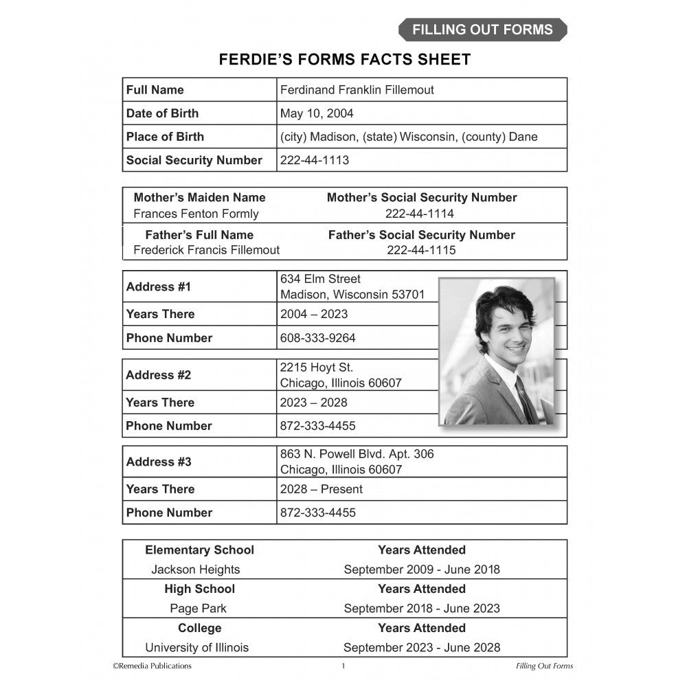 Practical Practice: Filling Out Forms