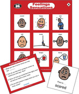 Functional Communication Game sample game board and cards