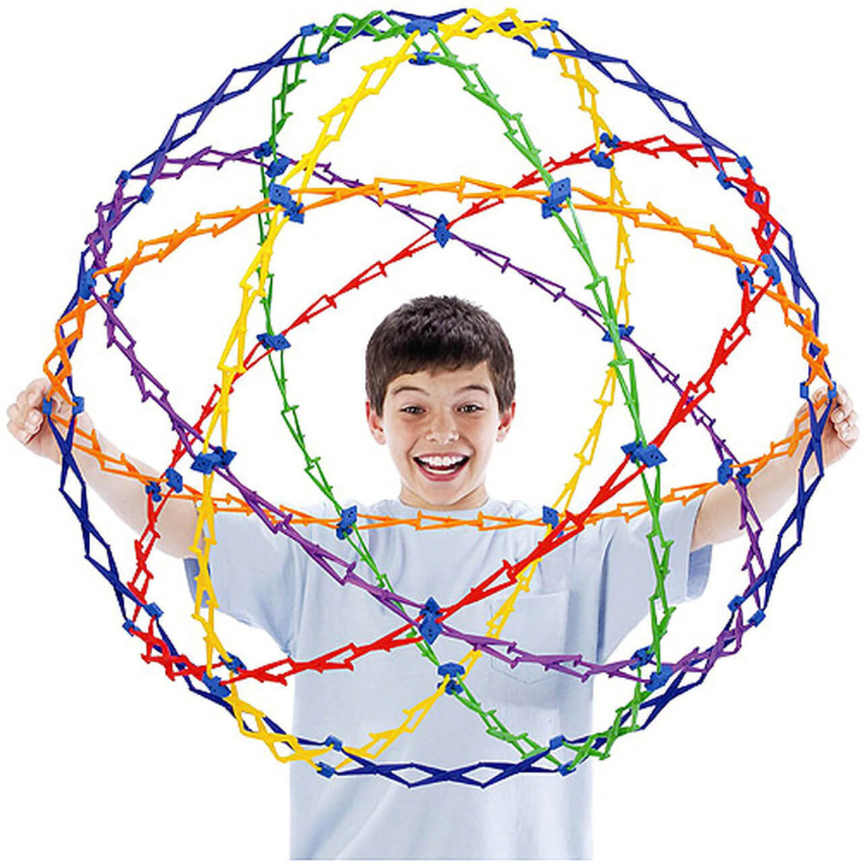 Teach Deep Breathing Using a Hoberman Sphere