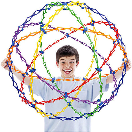 Teach Deep Breathing Using a Hoberman Sphere