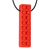 Brick Stick Textured Chew Necklace