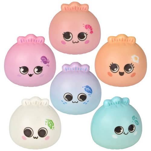 Squishy Bao Bun Fidget Set of 3