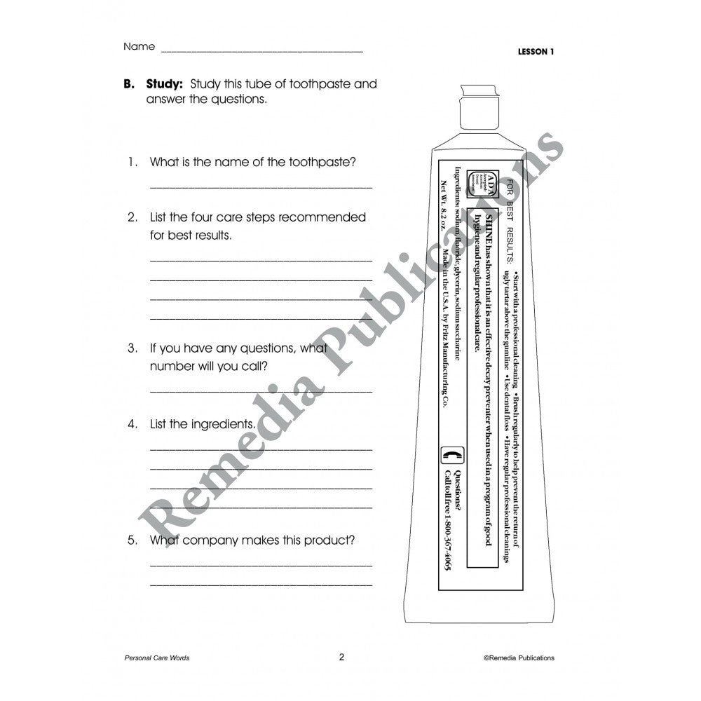 Life-Skill Lessons Workbook Series