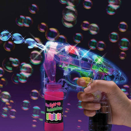 LED Light Up Bubble Gun