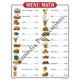 Menu Math Level 1 Sample Menu