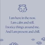 Mindfulness Yeti Self Regulation affirmation card