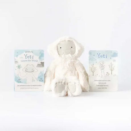 Mindfulness Yeti with board book and affirmation card