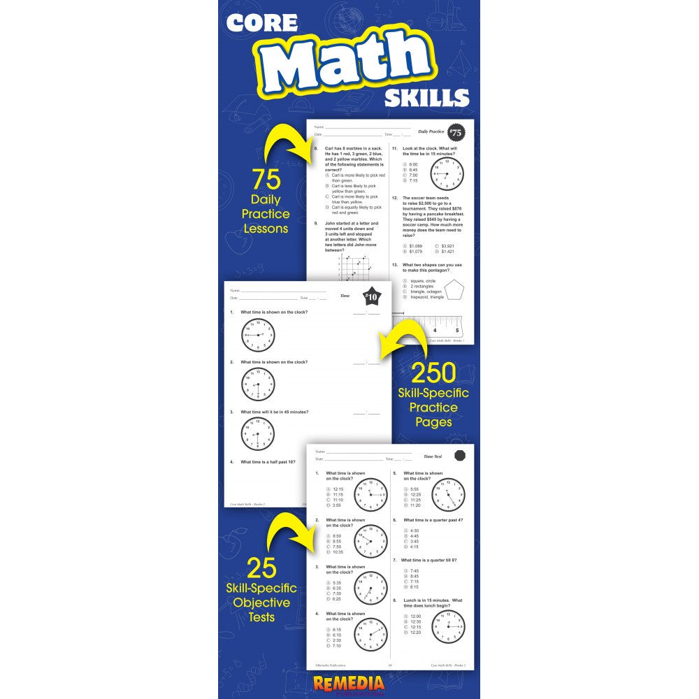 Core Math Skills - 2 Binder Set