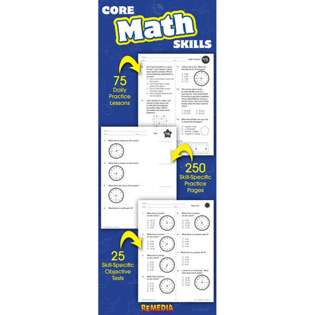 Core Math Skills - 2 Binder Set